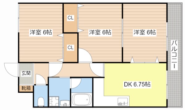 ヴィラ梅ノ井の物件間取画像